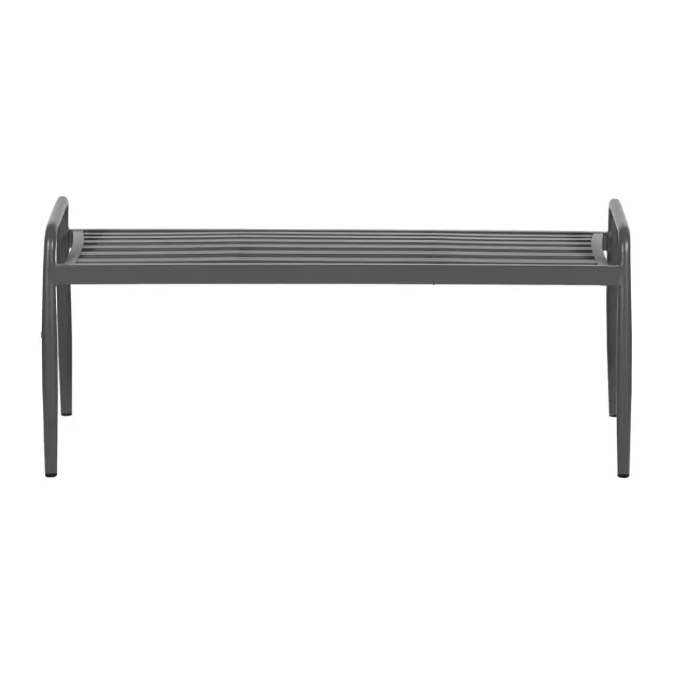 1898 Garden Sofas & Garden Benches*Messina bench 51x124 cm, Anthracite Grey