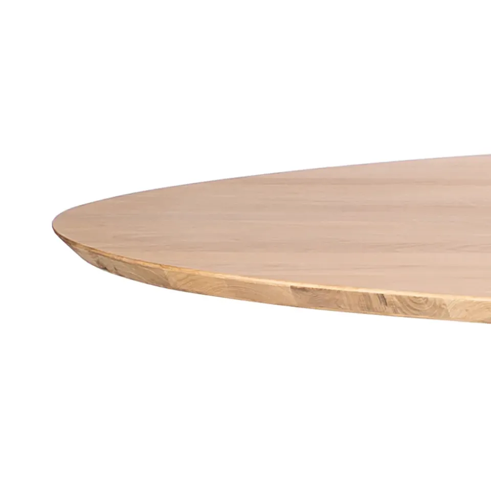 Ethnicraft Dining Tables*Mikado oval dining table, Hardwax oiled oak Beige