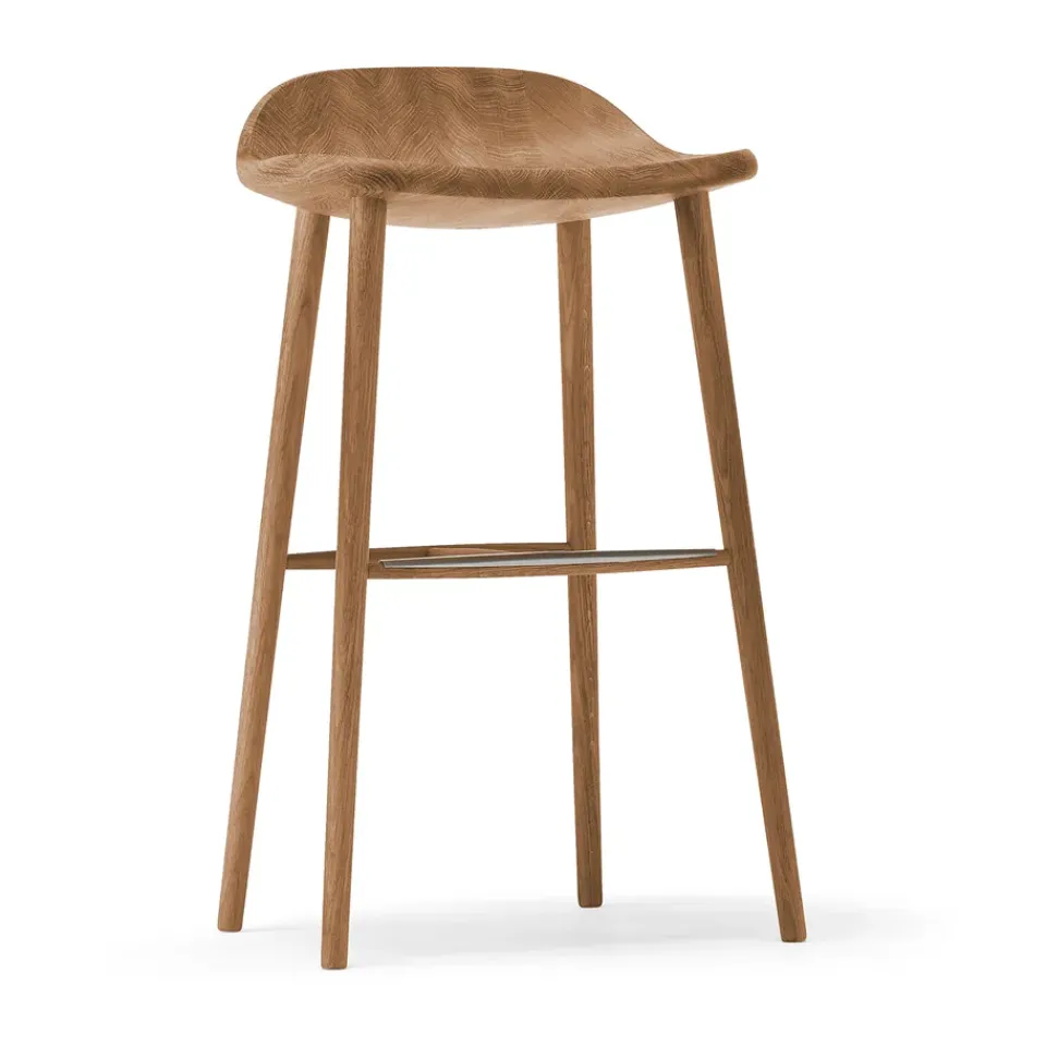 Stolab Bar Stools*Miss Holly bar stool H78, Oak natural oil Beige