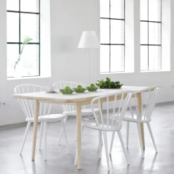 Stolab Dining Tables*Miss Holly dining table. 235x82 cm, Oak natural oil. 2 inserts Beige