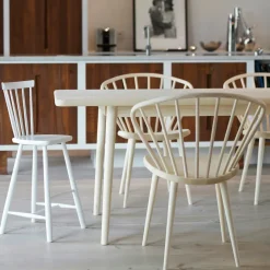 Stolab Dining Tables*Miss Holly dining table. 235x82 cm, Oak light matt lacquer. 1 insert Beige