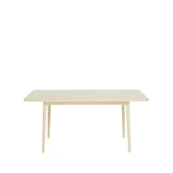 Stolab Dining Tables*Miss Holly table 175x82 + 1 extension piece 50 cm, Birch light matt lacquer Beige