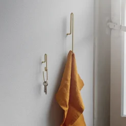 MOEBE Clothes Hooks & Hangers*Wall hook large, matte gold Gold-coloured