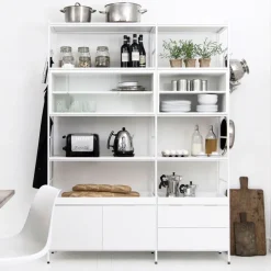 Zweed Shelves & Shelving Systems*Molto High shelving system, , 1 section White