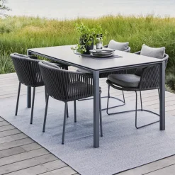 Cane-line Seating|Balcony Furniture*Moments chair, Grey