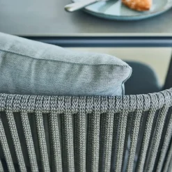 Cane-line Seat Cushions & Pads*Moments stackable chair cushion, Natté Grey