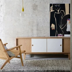 Zweed T.V & Media Units|Dressers & Sideboards*Moodi 180 side table, /oak, oak structure White