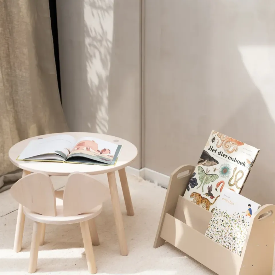 Nofred Children's Tables|Children's Tables*Mouse set children's chair + table, Birch Beige