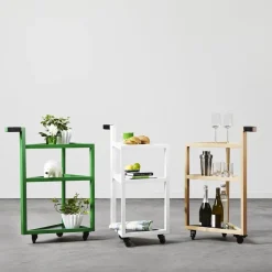 A2 Serving Trolleys*Move serving trolley, White