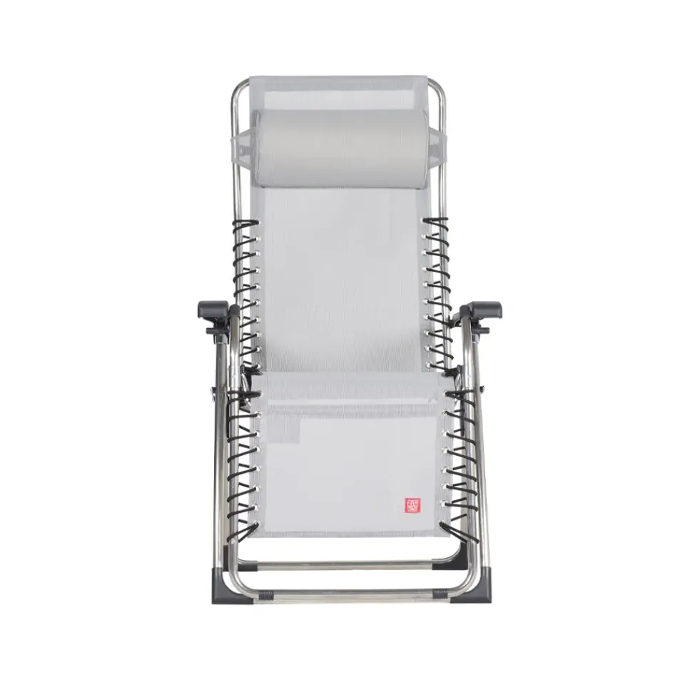 Fiam Seating*Movida sun lounger, Textaline -aluminium frame Grey