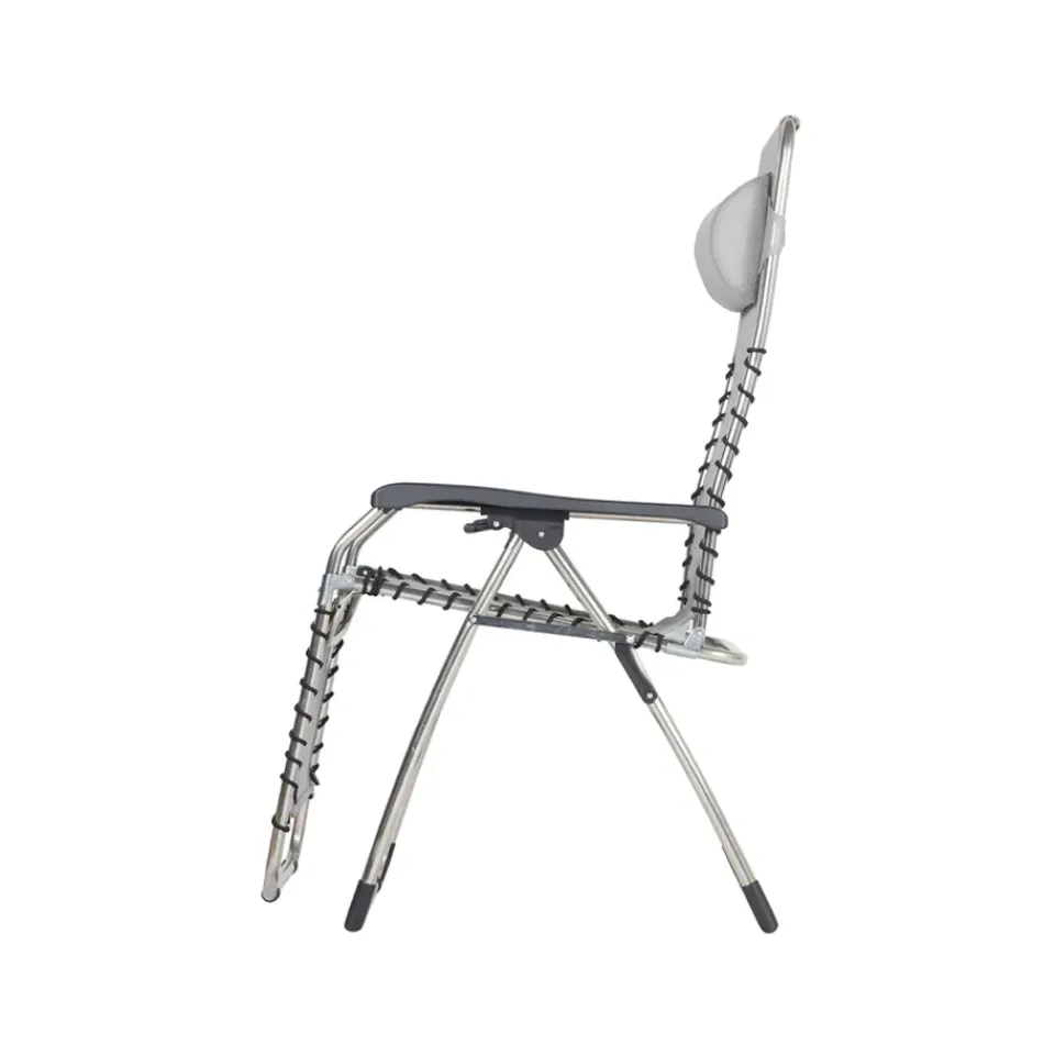 Fiam Seating*Movida sun lounger, Textaline -aluminium frame Grey