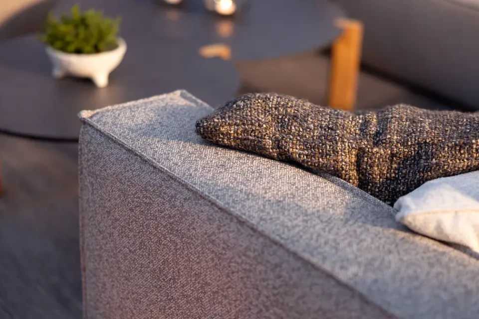 Brafab Garden Sofas & Garden Benches|Balcony Furniture*Muki sofa module, Light taupe, left end module Brown