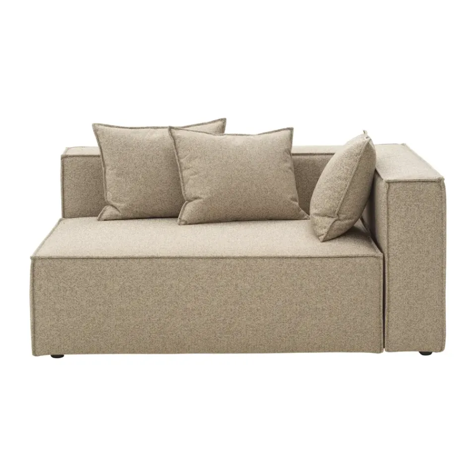 Brafab Garden Sofas & Garden Benches|Balcony Furniture*Muki sofa module, Light taupe, left end module Brown