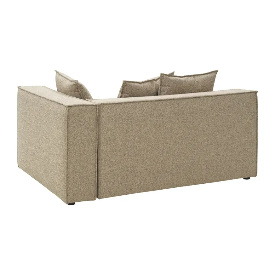 Brafab Garden Sofas & Garden Benches|Balcony Furniture*Muki sofa module, Light taupe, left end module Brown