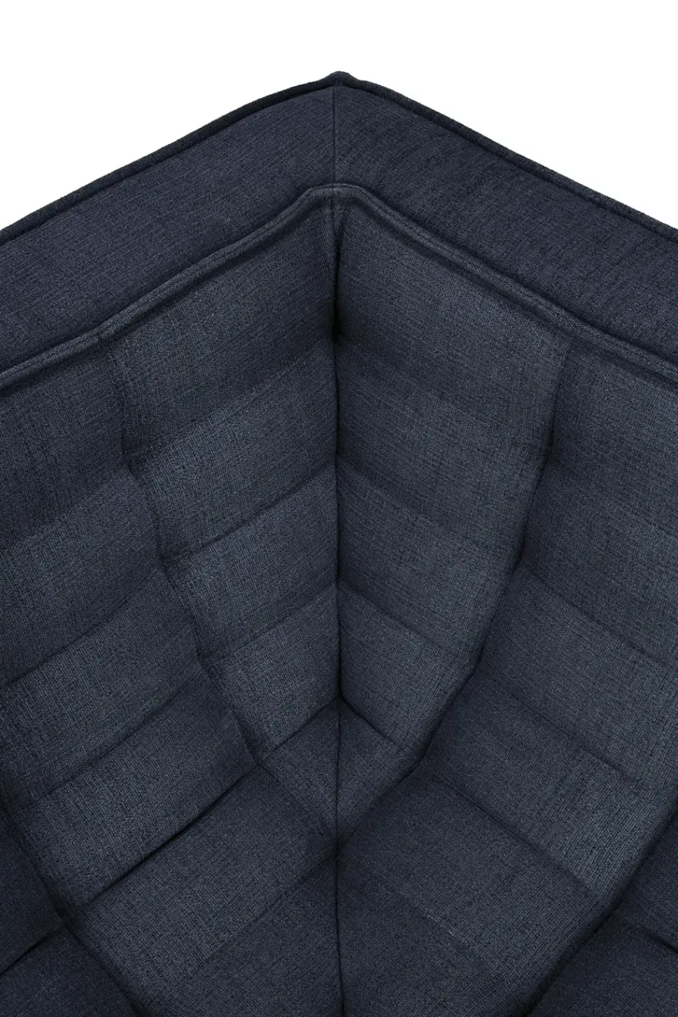Ethnicraft Sofas*N701 corner module straight, Graphite Eco Blue