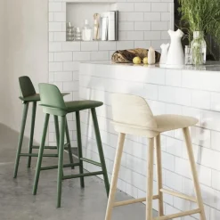 Muuto Bar Stools*Nerd Barstool, Oak Brown