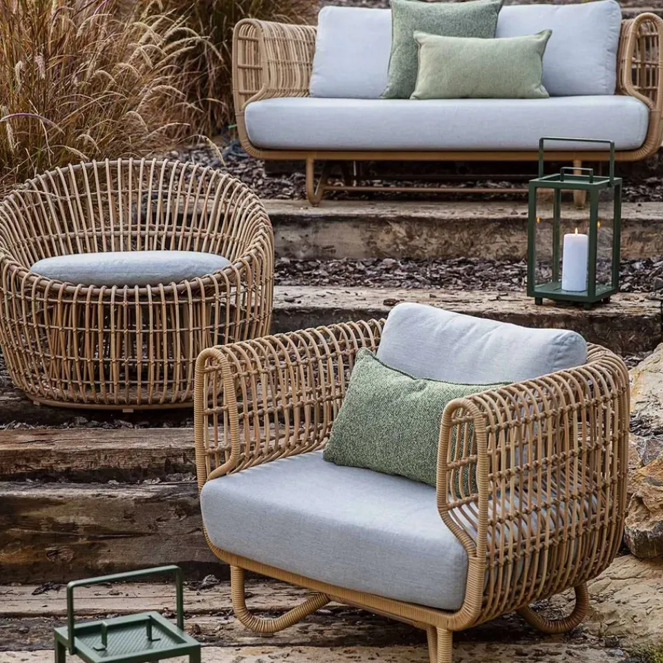 Cane-line Garden Sofas & Garden Benches|Balcony Furniture*Nest sofa 2-seater, , Natté White