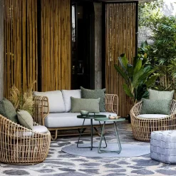 Cane-line Garden Sofas & Garden Benches|Balcony Furniture*Nest sofa 2-seater, , Natté White