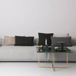 OX Denmarq Coffee Tables*Ninety coffee table, marble carrara. black stand White