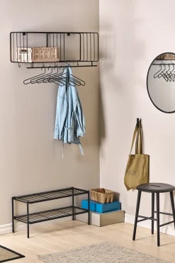 Scandi Living Hat Rack & Hat Shelves*Nod hat rack 90 cm, Black