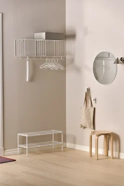 Scandi Living Shoe Racks*Nod shoe rack 80x30x37 cm, White