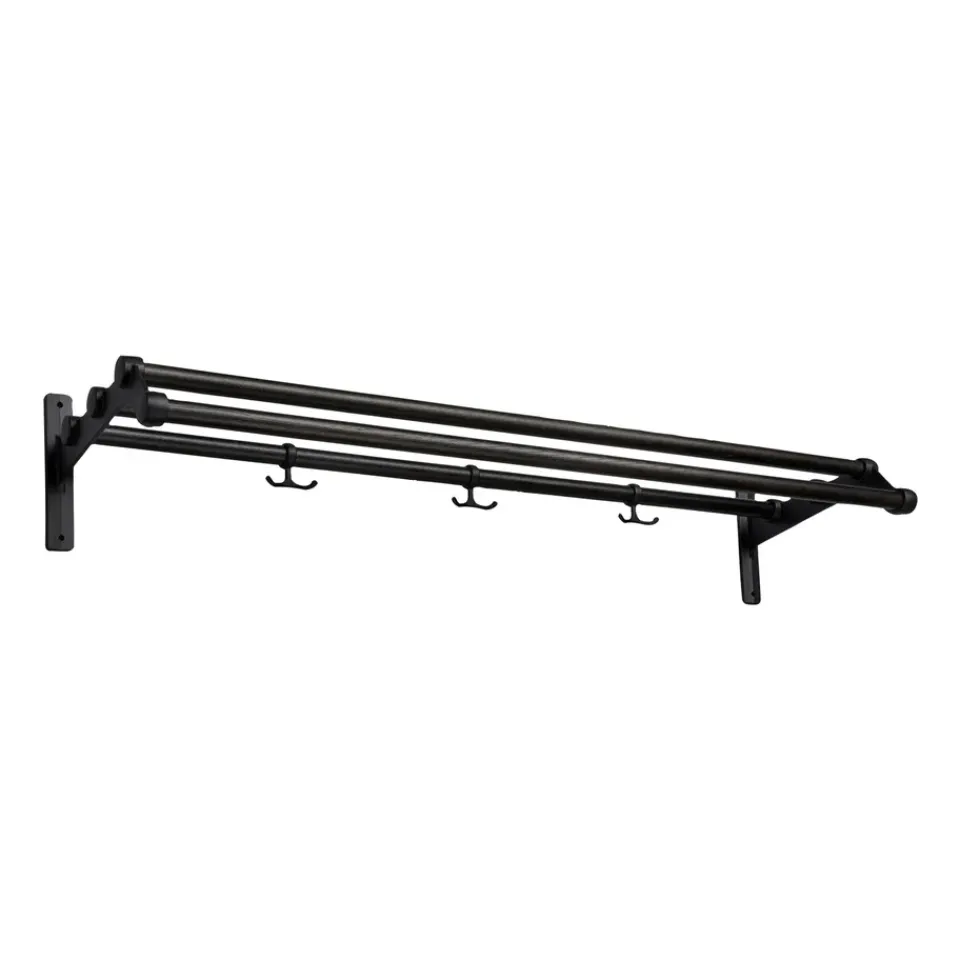 Essem Design Hat Rack & Hat Shelves*Nostalgi 291 hat shelf 100 cm, oiled oak- Black