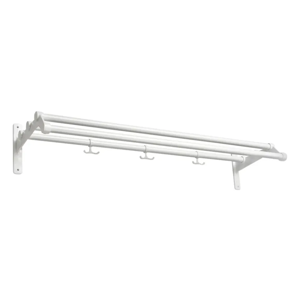 Essem Design Hat Rack & Hat Shelves*Nostalgi 291 hat shelf 100 cm, - White