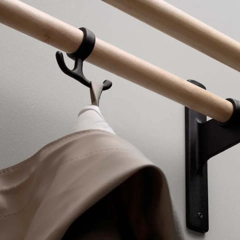 Essem Design Clothes Hooks & Hangers*Nostalgi hook 2-pack, Black