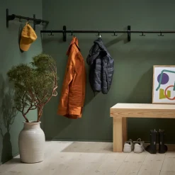 Essem Design Clothes Racks, Coat Stands & Hangers*Nostalgi Hook rack, Aluminium Grey