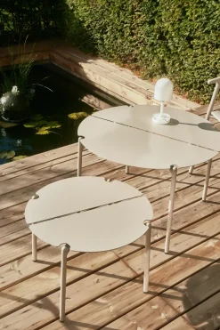 AYTM Table For Outdoor Use|Outdoor Lounge Furniture*NOVO lounge table Ø50x35 cm, Taupe Grey