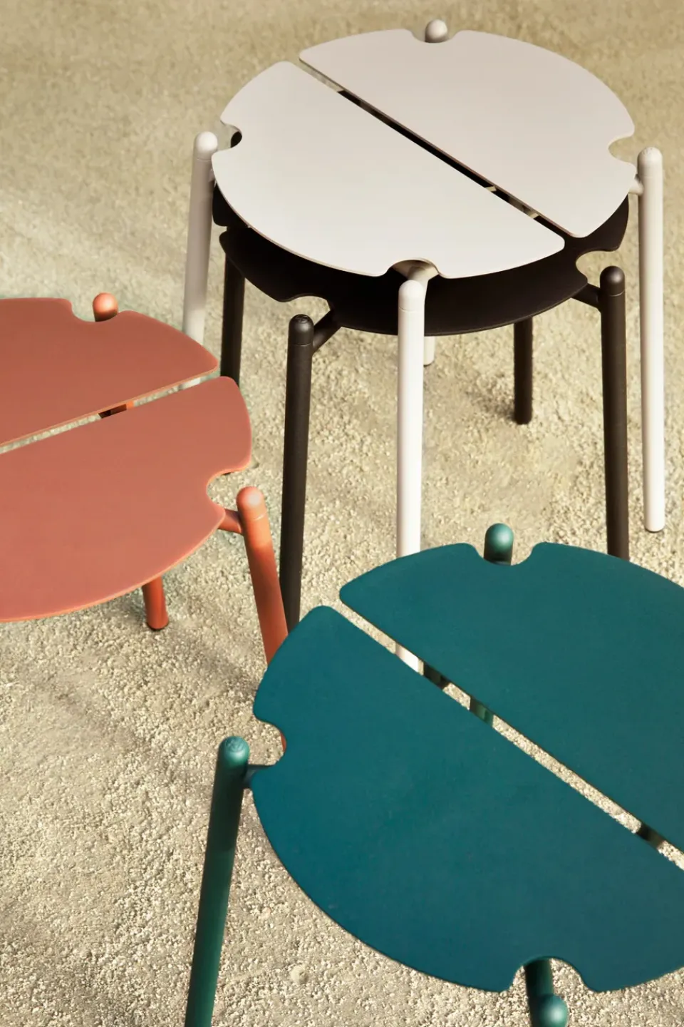 AYTM Seating|Stools*NOVO stool, Gingerbread RedOrange