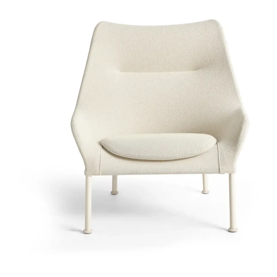 HAY Armchairs & Footstools|Chairs*O2 Lounge Chair armchair, Soft cream-lacquered steel eggshell Beige