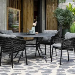 Cane-line Seating*Ocean armchair soft rope, Dark Grey