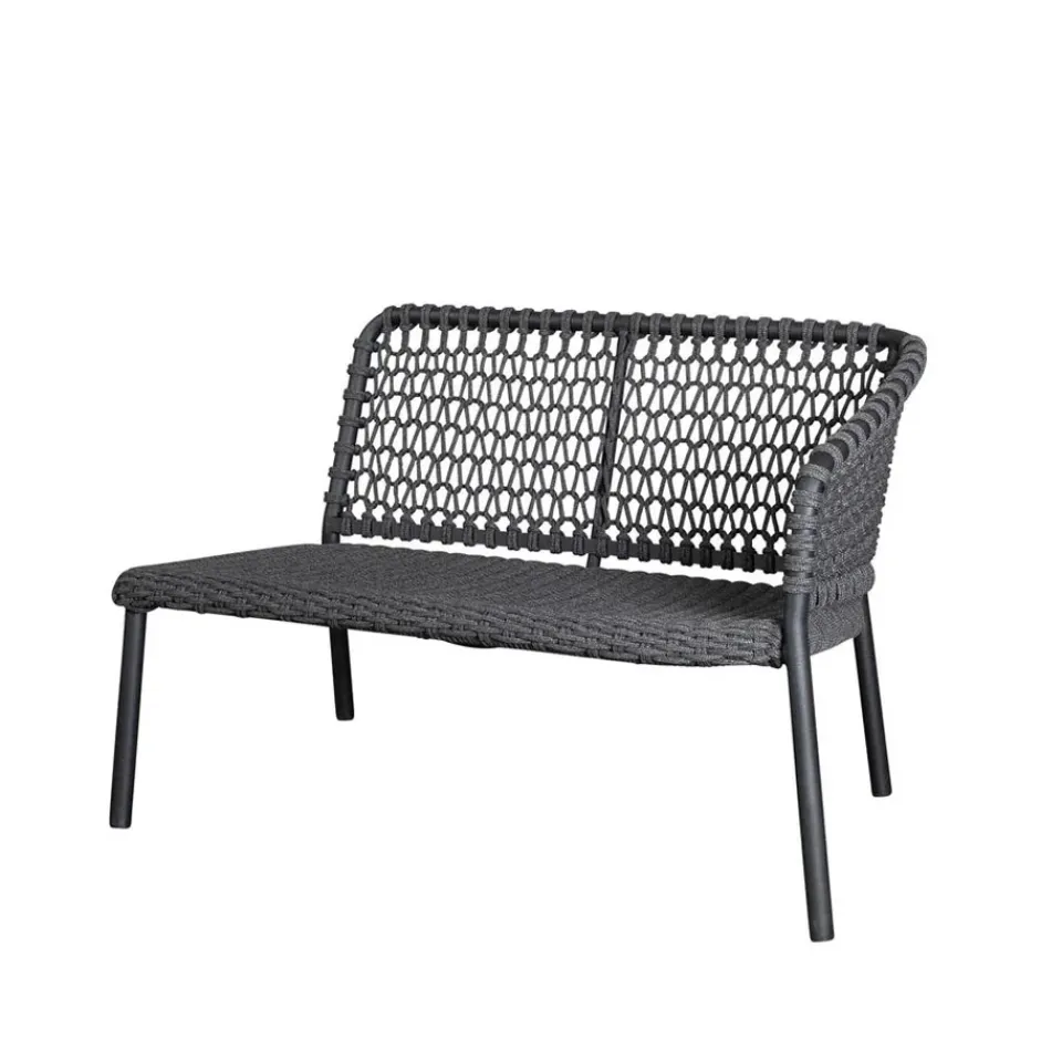 Cane-line Garden Sofas & Garden Benches|Outdoor Lounge Furniture*Ocean modular sofa, Dark , left Grey