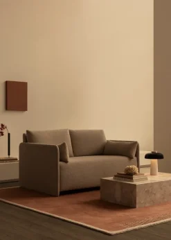 Audo Copenhagen Sofas*Offset sofa bed 2 seater, Logan jasmine White