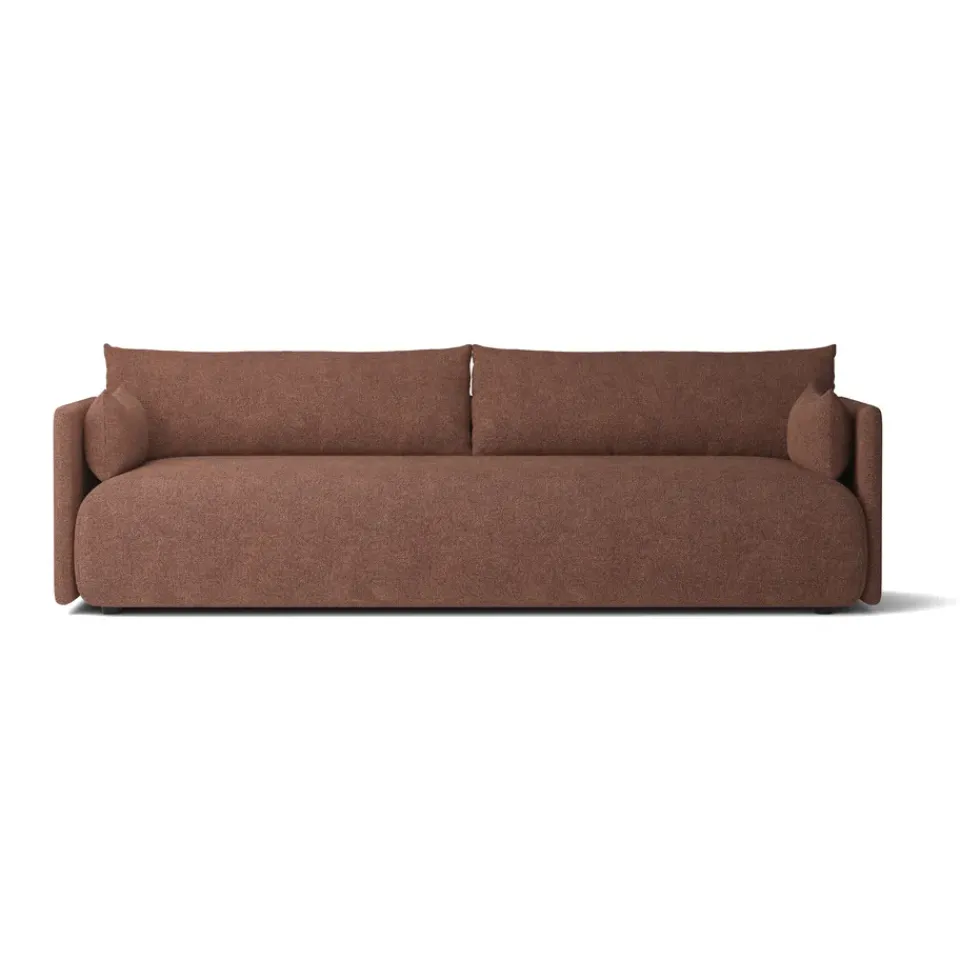 Audo Copenhagen Sofas*Offset sofa 3-seats, Audo Bouclé 08 Bordeaux Red