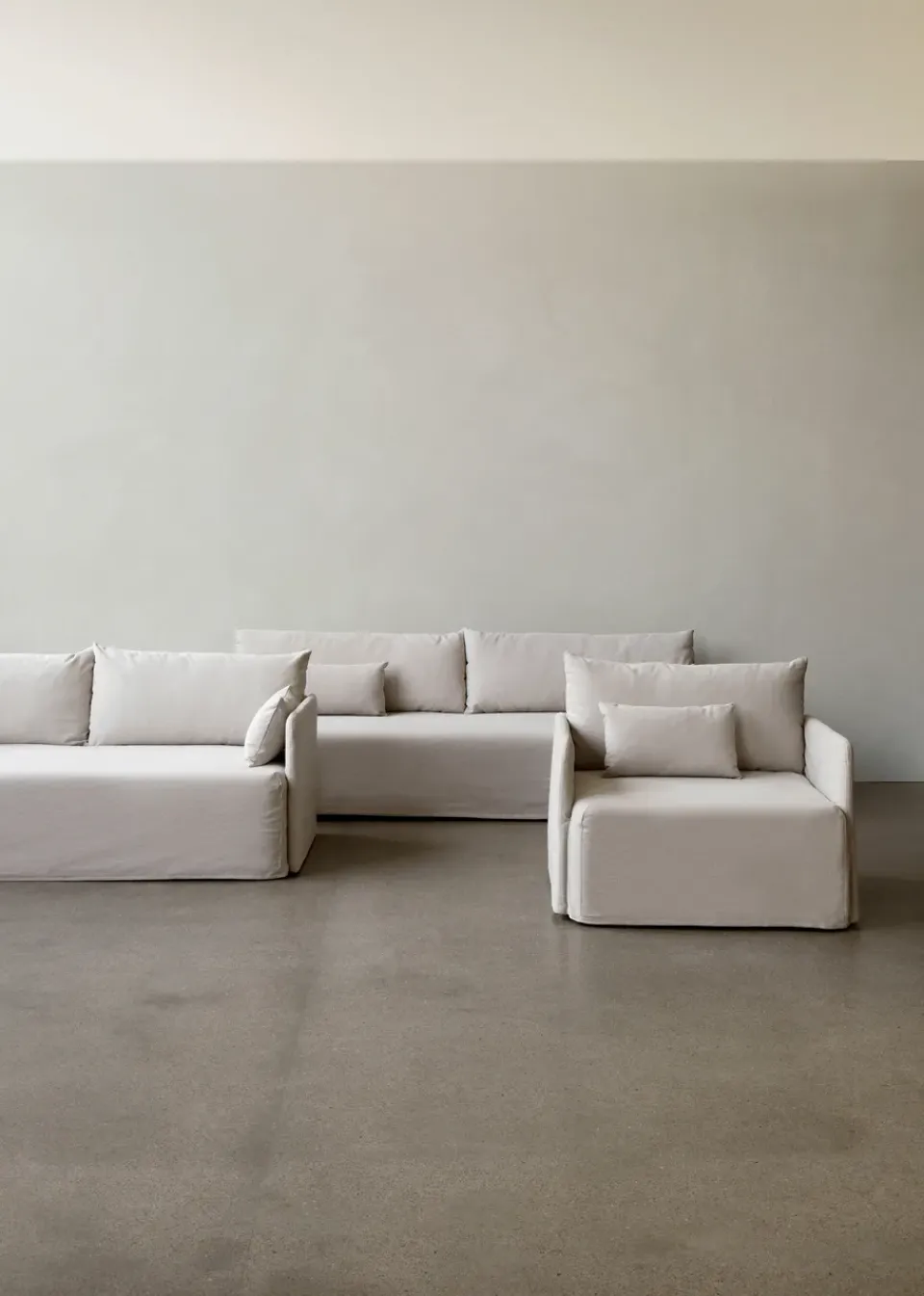 Audo Copenhagen Sofas*Offset sofa 2-seats, Logan Jasmine White