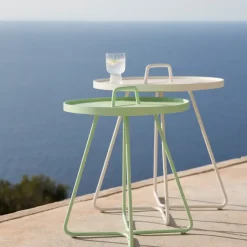 Cane-line Table For Outdoor Use*On the move table Ø52 cm, White