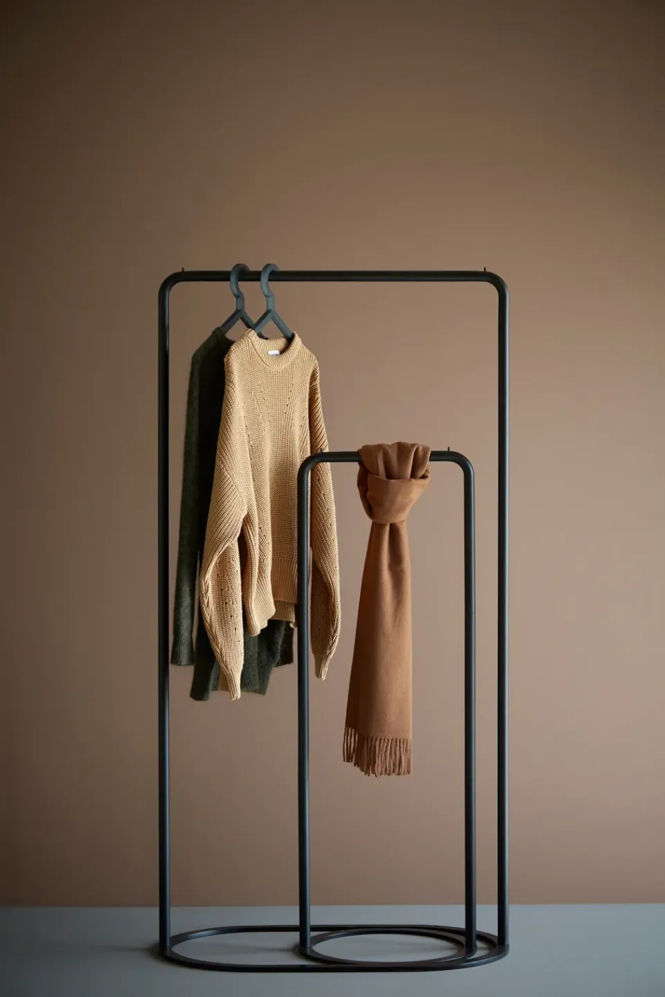 Woud Clothes Racks, Coat Stands & Hangers*O&O clothes hanger, Large Black