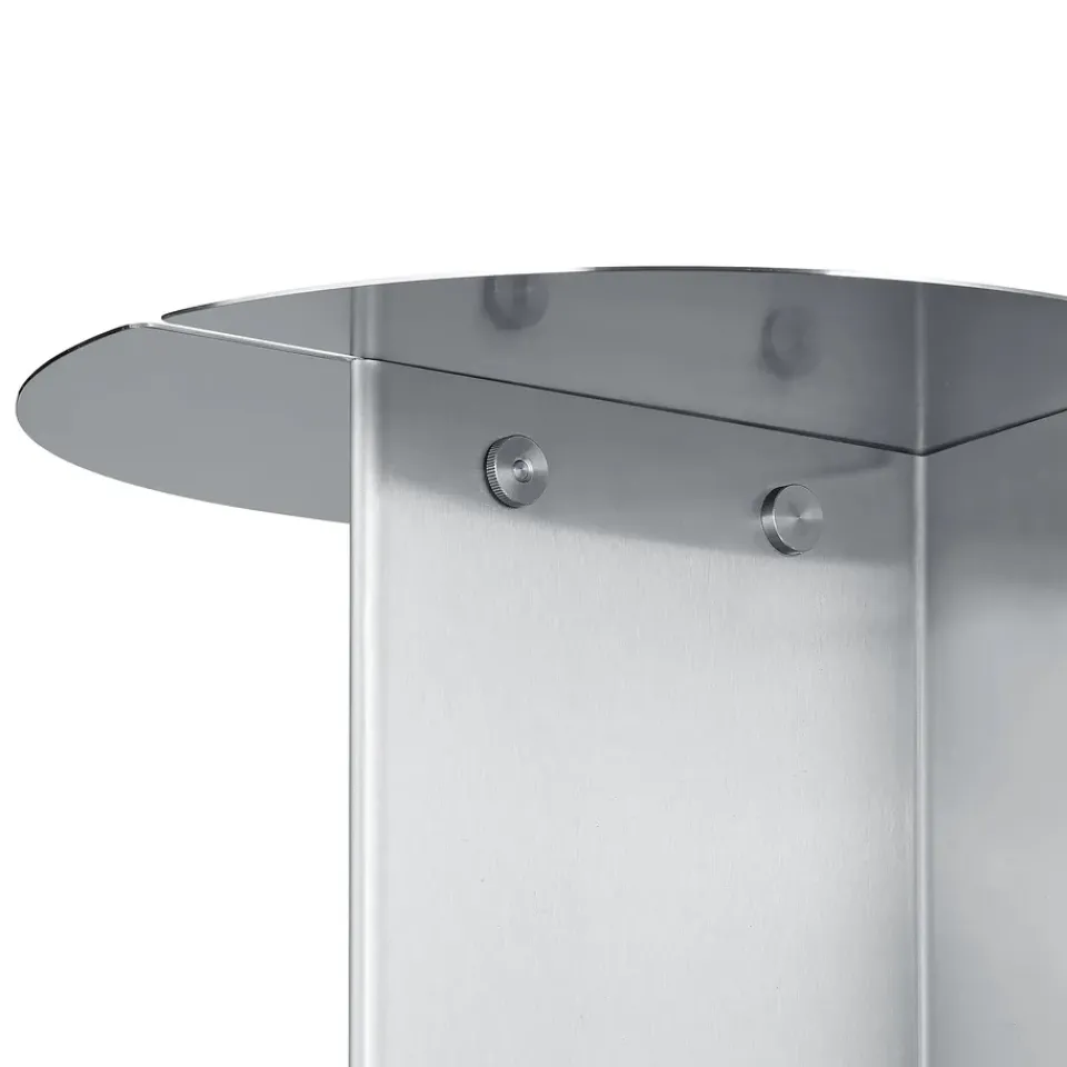 Blomus Benches*ORU bench 80x45 cm, Matte stainless steel Silver-coloured