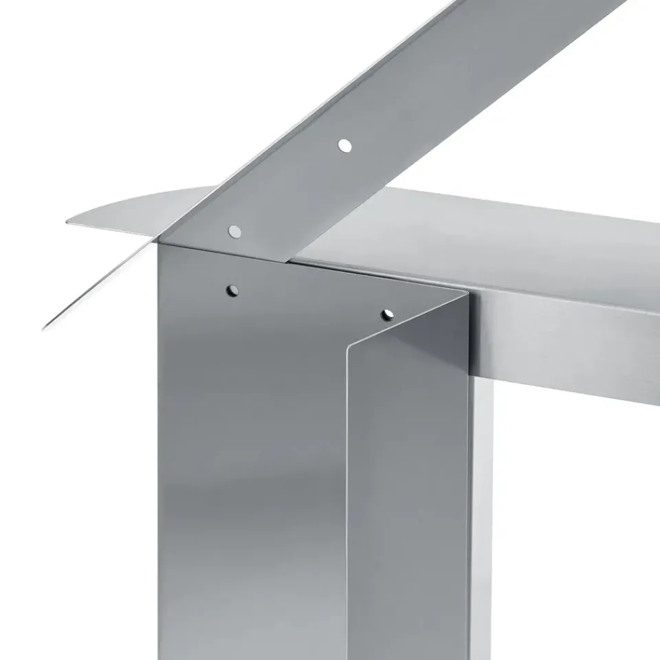 Blomus Benches*ORU bench 80x45 cm, Matte stainless steel Silver-coloured