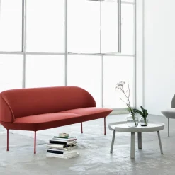 Muuto Sofas*Oslo sofa 2-seat, Steelcut 160-Light Grey
