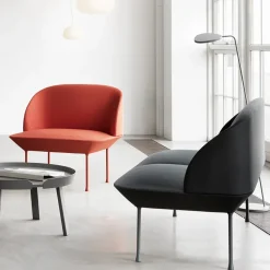 Muuto Sofas*Oslo sofa 2-seat, Steelcut 160-Light Grey