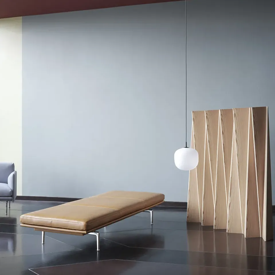 Muuto Day Beds & Chaises|Sofas*Outline daybed, Refine leather cognac-Black Brown