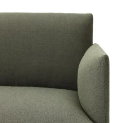 Muuto Sofas*Outline 3-seater sofa leather, Refine - leg Black