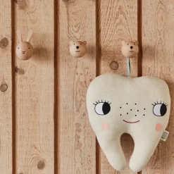 OYOY Clothes Hooks & Hangers*Mini wall hook, Kanin Beige