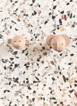 OYOY Clothes Hooks & Hangers*Mini wall hook, Monkey Beige