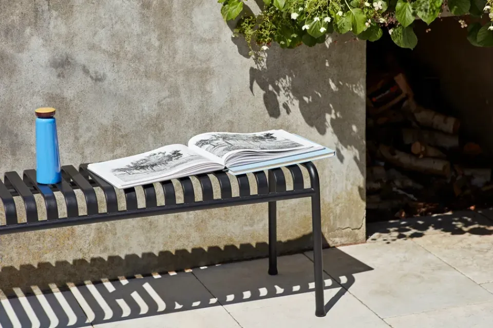 HAY Garden Sofas & Garden Benches*Palissade bench 120x42 cm, Anthracite BlackGrey