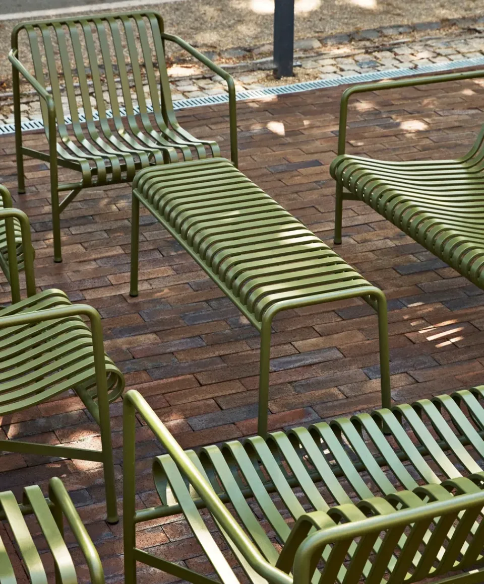 HAY Garden Sofas & Garden Benches*Palissade bench 120x42 cm, Olive Green