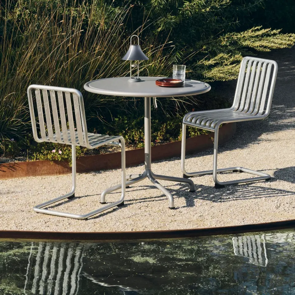 HAY Balcony Furniture*Palissade Cantilever chair, Sky Grey